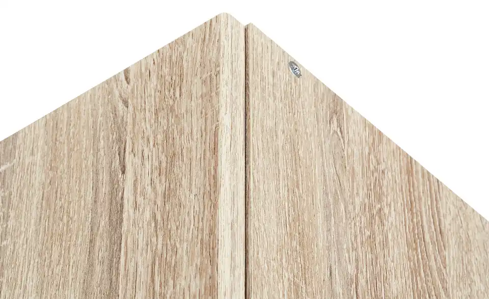 Schrank, 1-türig Multischrank-System Eiche sägerau (Nachbildung) 40 cm