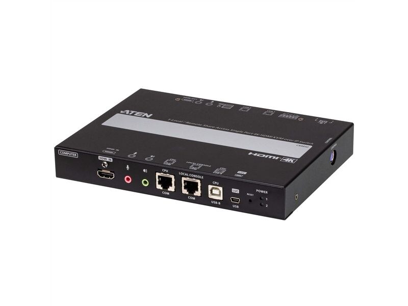 Aten KVM Switch CN9850 1-Local-Remote Share Access 1-Lokal / Remote geteilter Zugriff Single Port 4K HDMI KVM über IP Switche