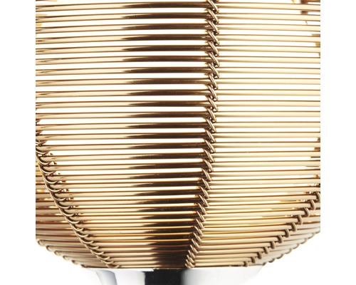 Wandlamp, 1-lichts, HxBxD 29,5x16x17,5 cm, Relax brons chroom