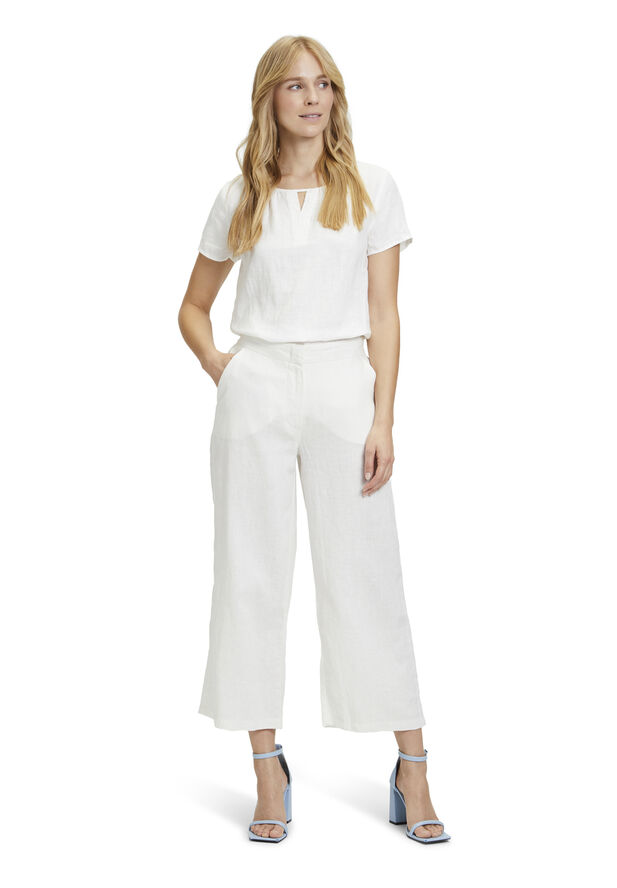 Betty Barclay Hose Casual 3/4 L Hvid