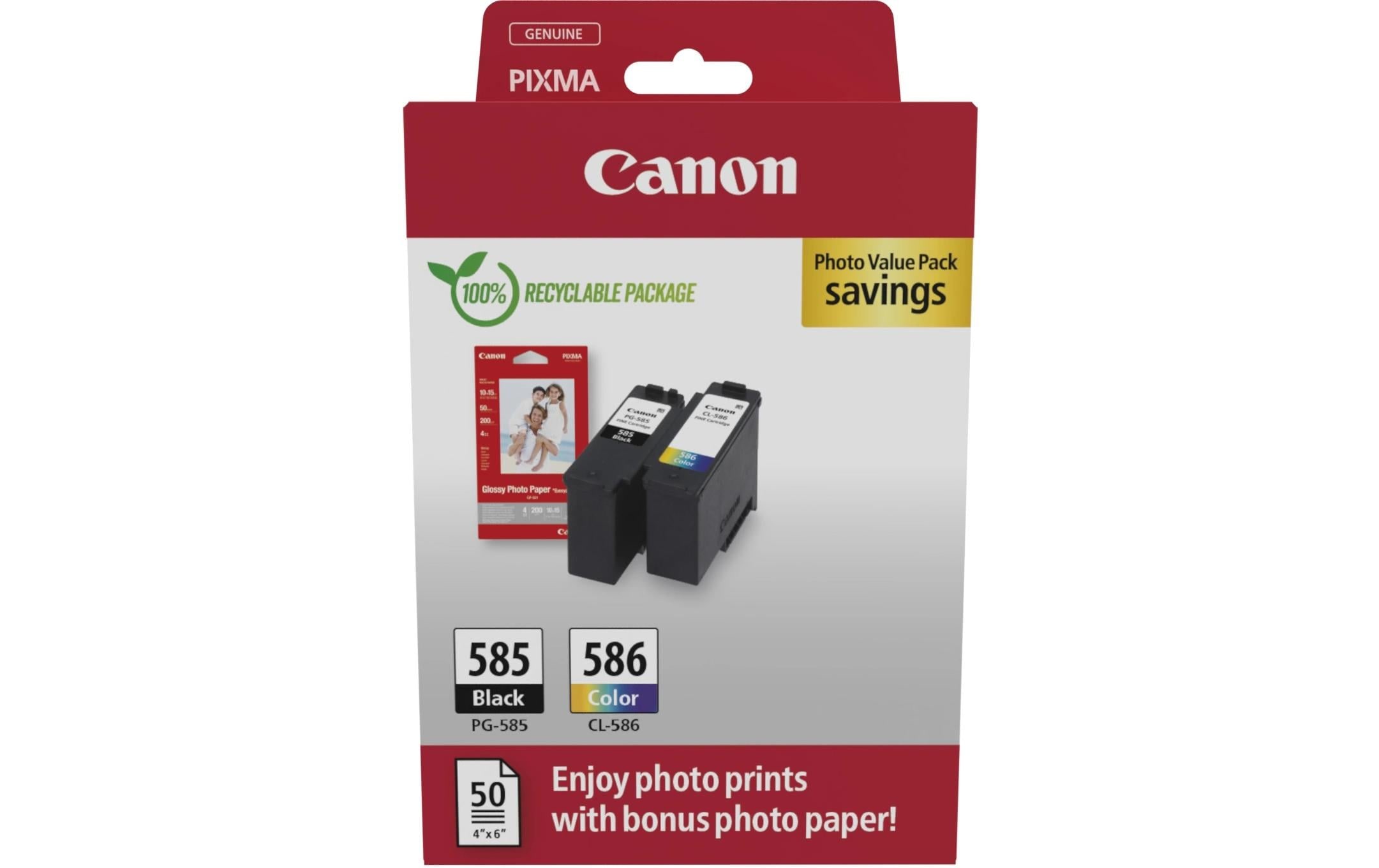 Canon Tintenpatrone »PG-585/CL-586 BK/C/M/Y«