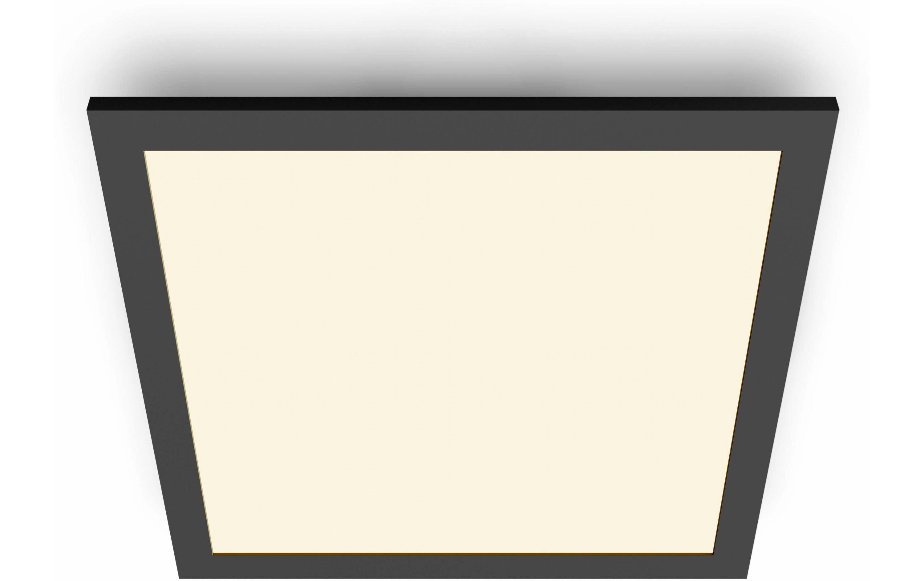 Touch Deckenleuchte SceneSwitch eckig 12W 2700K schwarzQuadratische LED-Leuchte mit Lichtanpassung