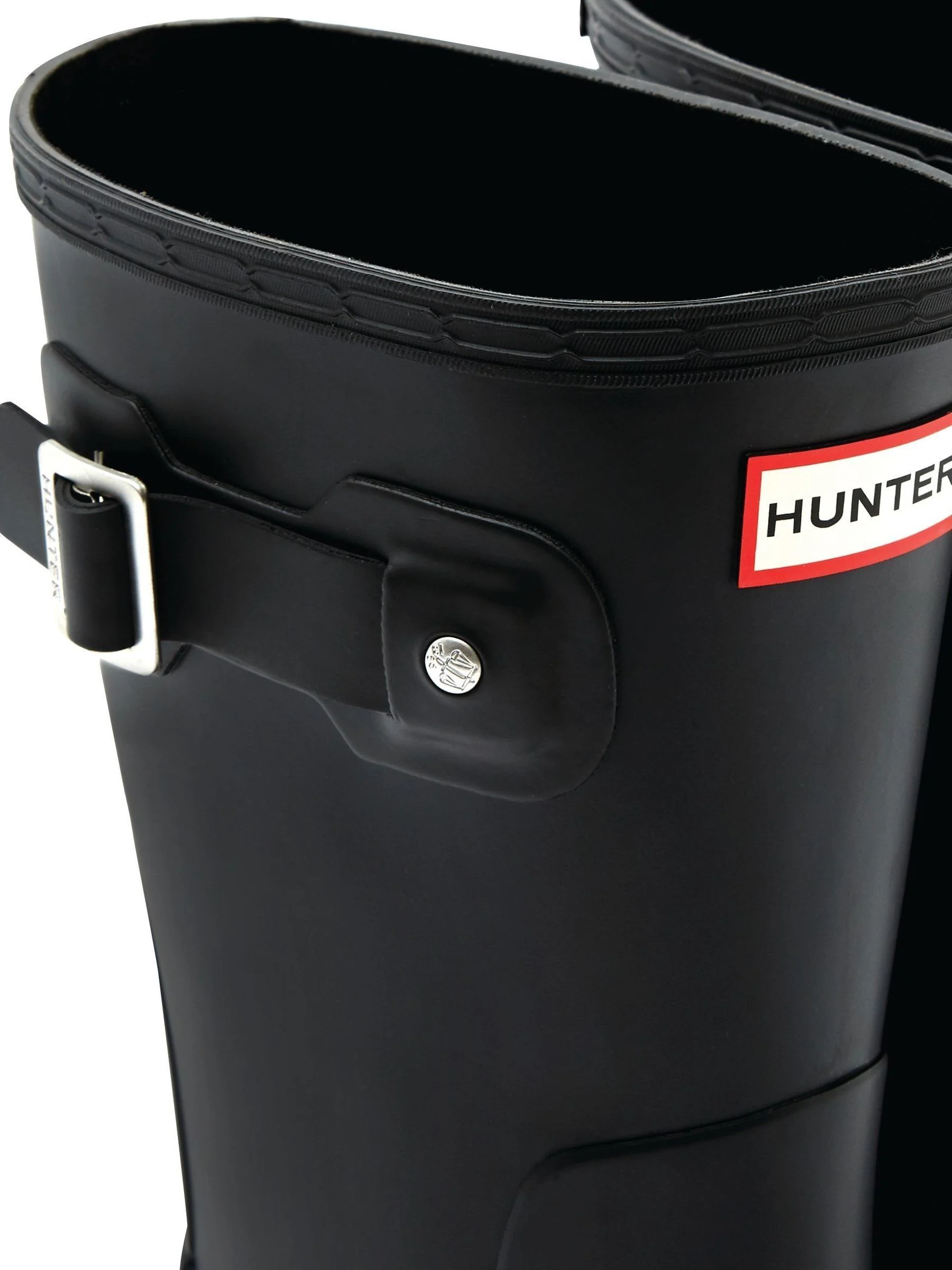 Zwart - Hunter Original korte herenregenlaarzen