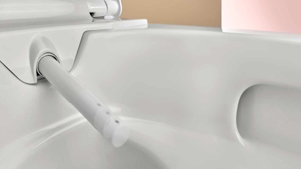 Geberit AquaClean Alba douche wc met afstandsbediening wit