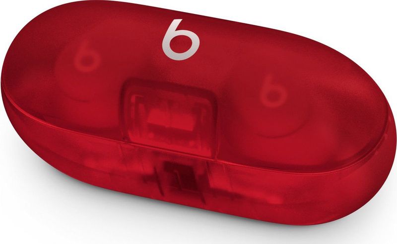 Apple Beats Solo Buds Echt draadloze oortjes Transparant rood