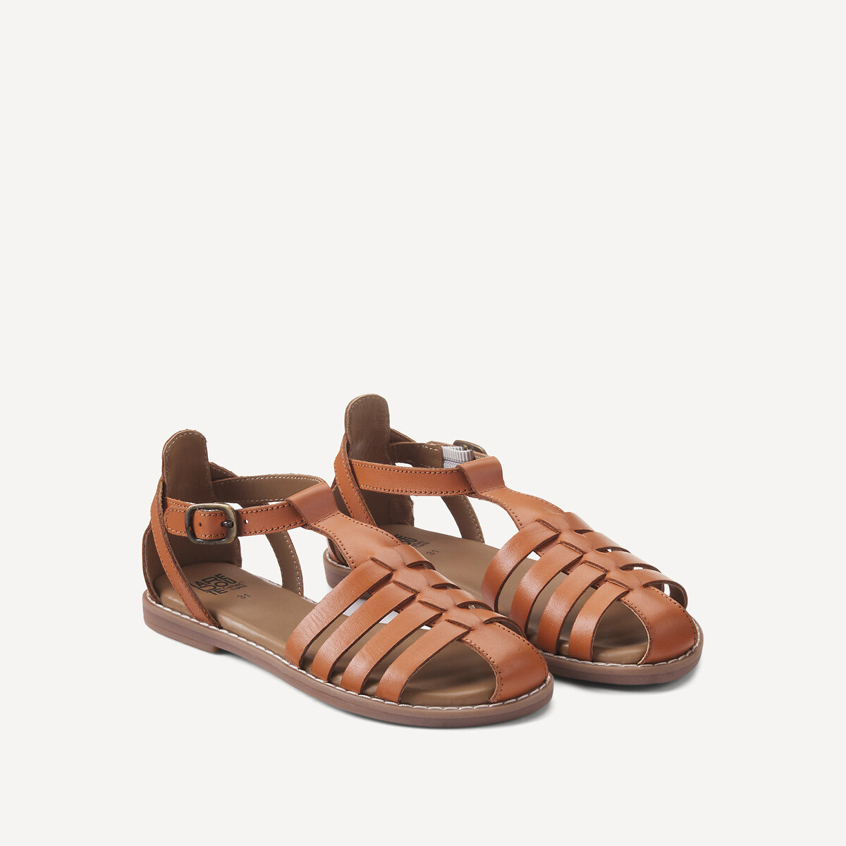 COLEÇÕES LA REDOUTE<br>Leren sandalsen