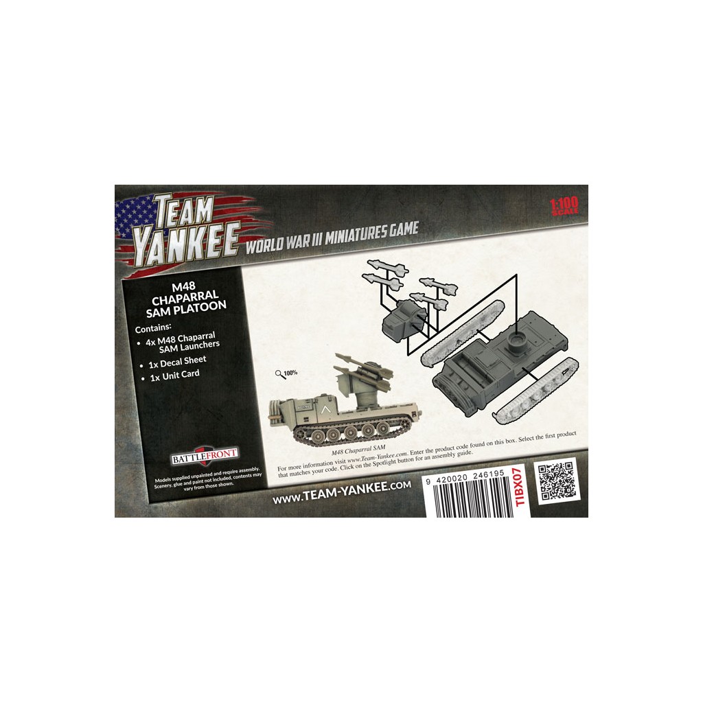 Team Yankee - M48 Chaparral Sam Platoon