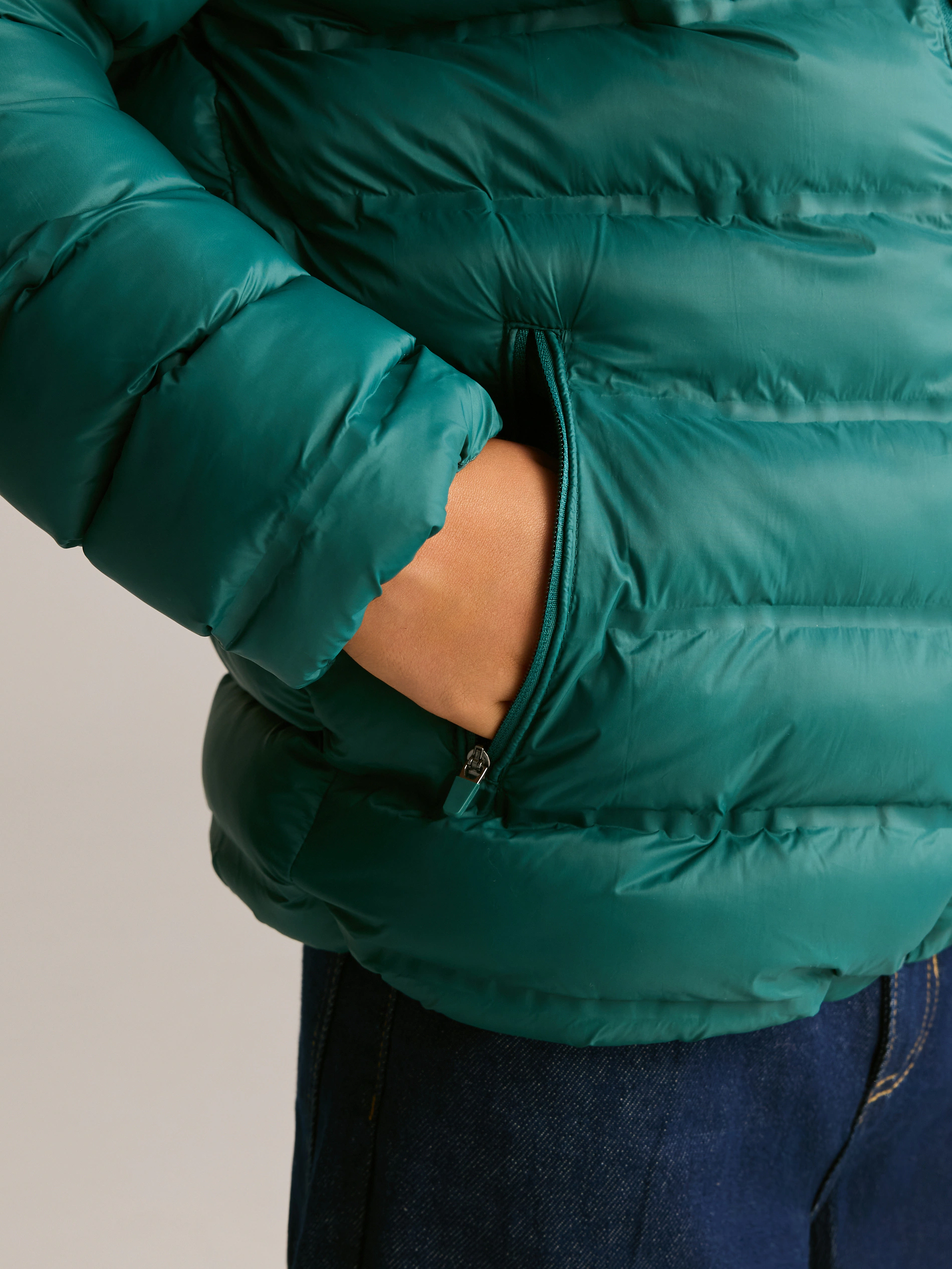 Steppjacke mit Kapuze