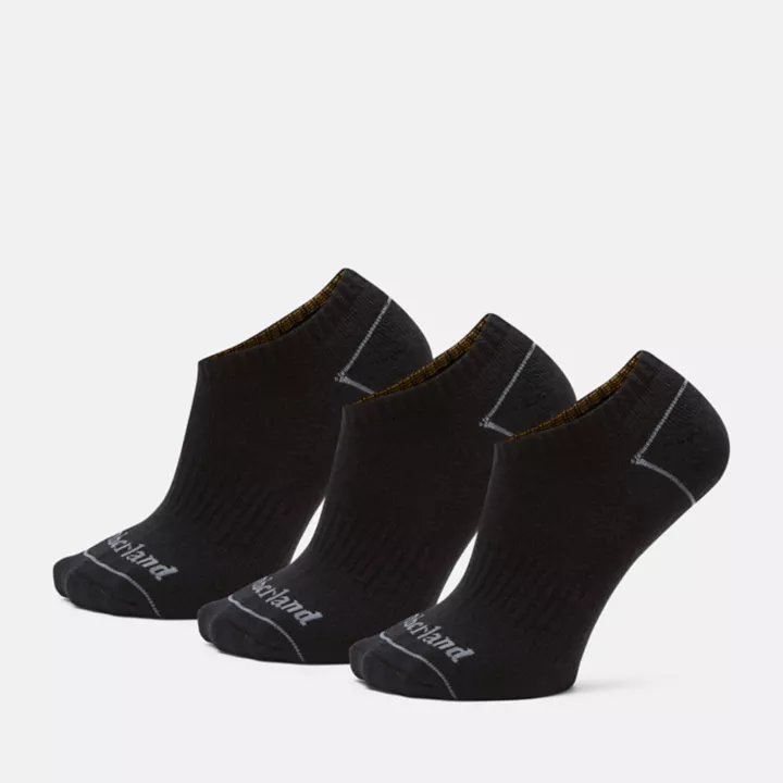 Lot de 3 paires de chaussettes invisibles Bowden en noir