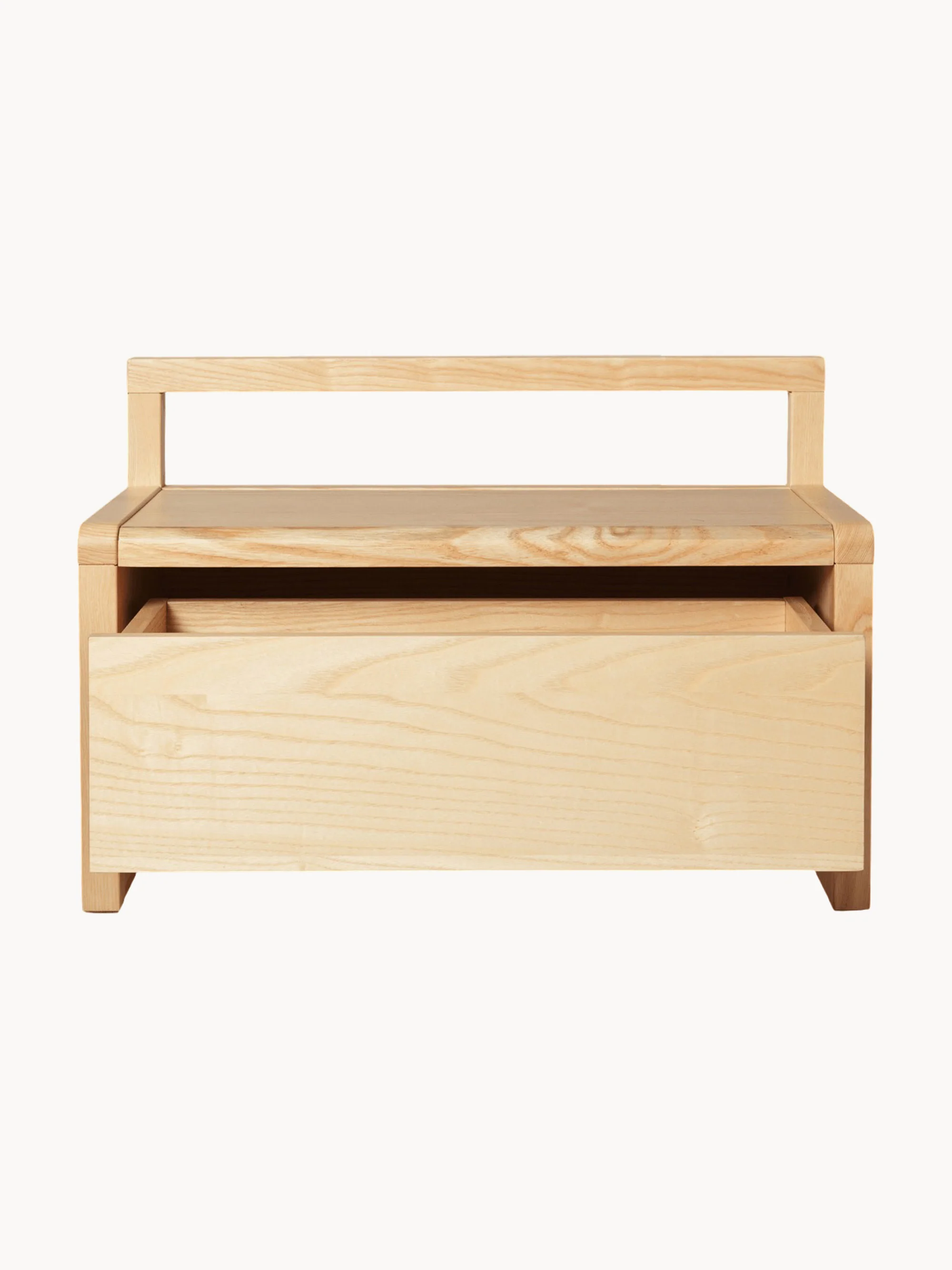 Houten kinderbankje Little Architect met opbergruimte