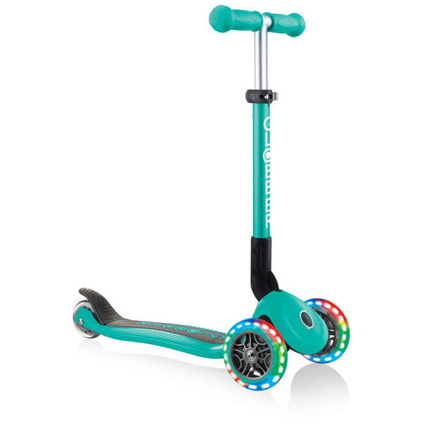 GlobberGlobber   Junior Foldable Lights Scooter emerald