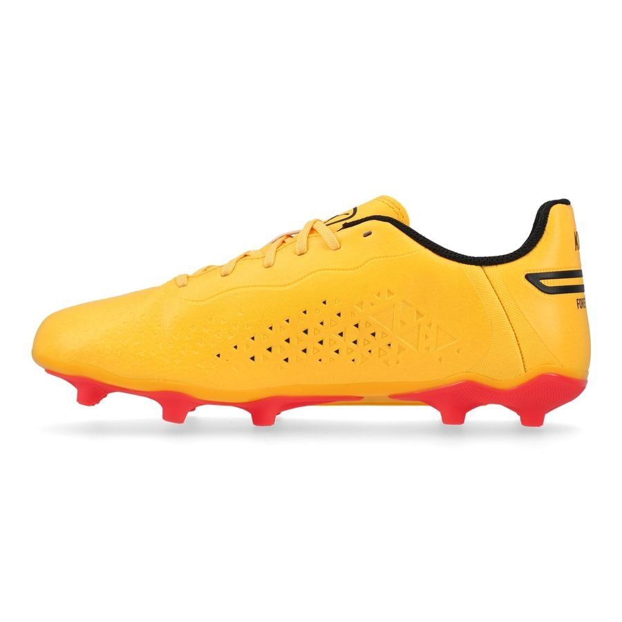 PUMA King Match FG/AG Forever Faster - Sun Stream/Noir/Crépuscule Enfant
