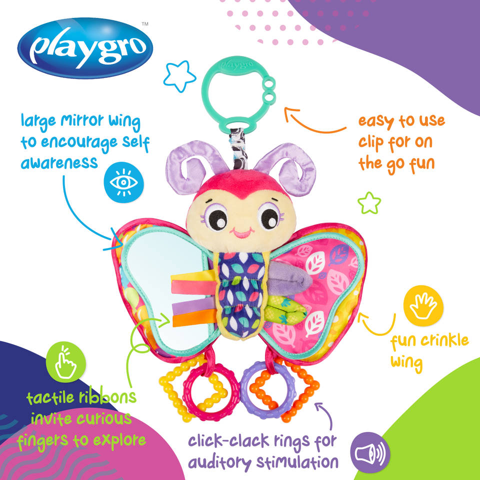 Playgro activiteitenvriend vlinder