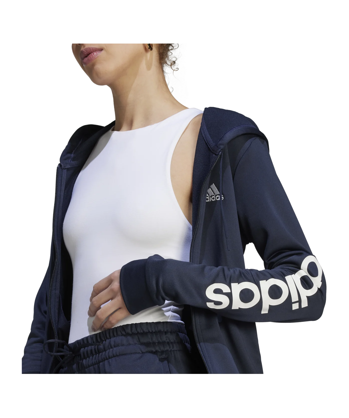 adidas Linear Trainingsanzug Damen Blau