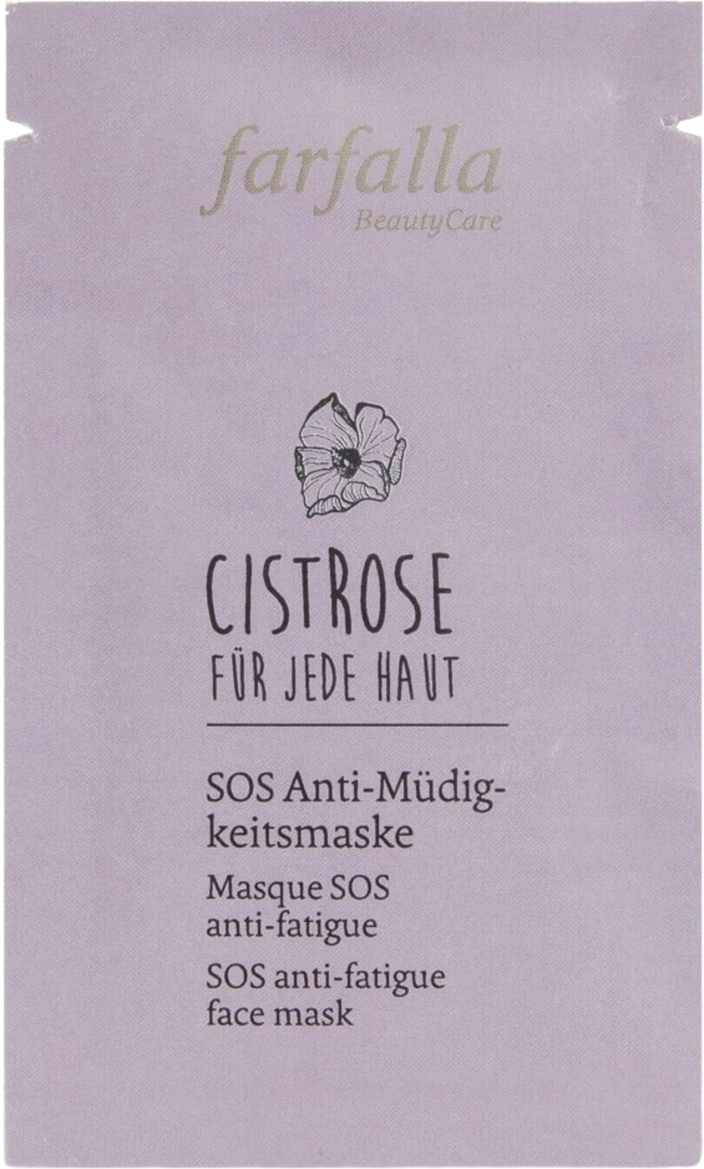 farfalla  SOS Anti-Müdigkeitsmaske Cistrose, 7 ml