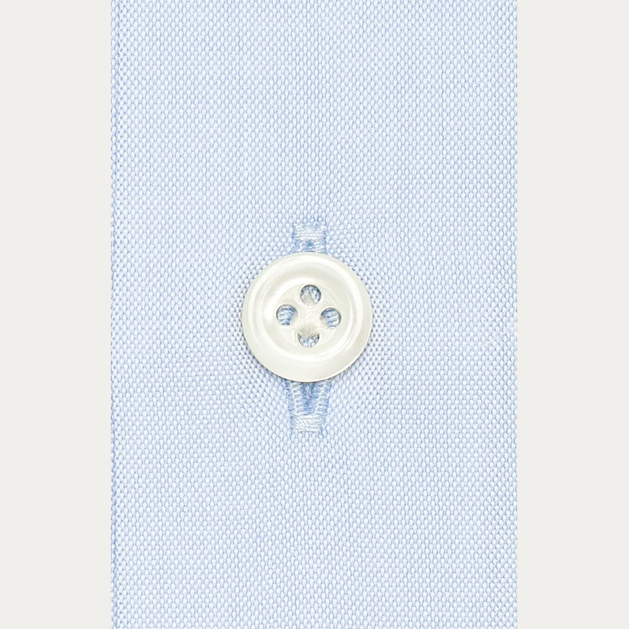Premium blue double-twisted pinpoint shirt