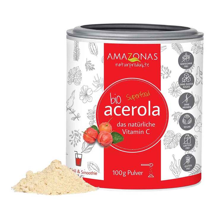 Acerola 100% Bio Pur nat.Vit, 100 g