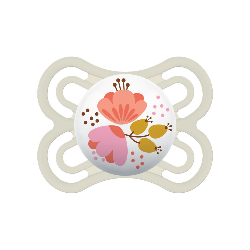 Lot de 2 sucettes Perfect silicone 0/6 mois - Coloris aléatoire