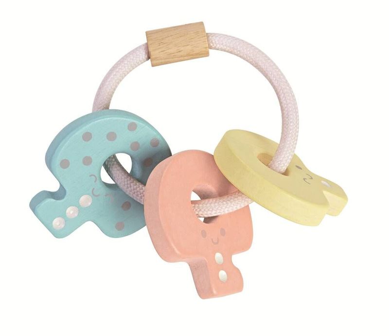 PlanToys Nøkkel Rangle, Pastell