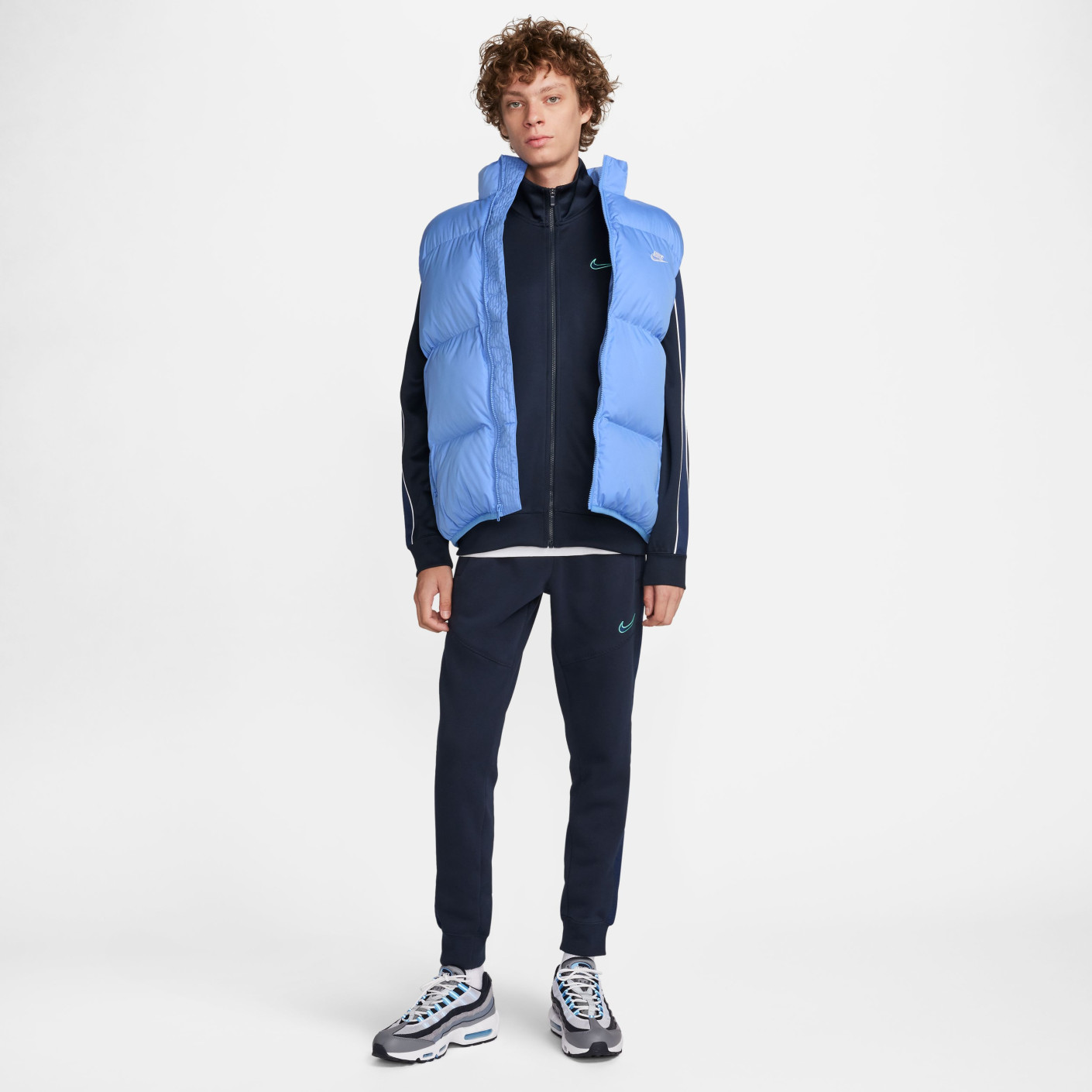 Nike Sportswear Fleece Jogger Donkerblauw