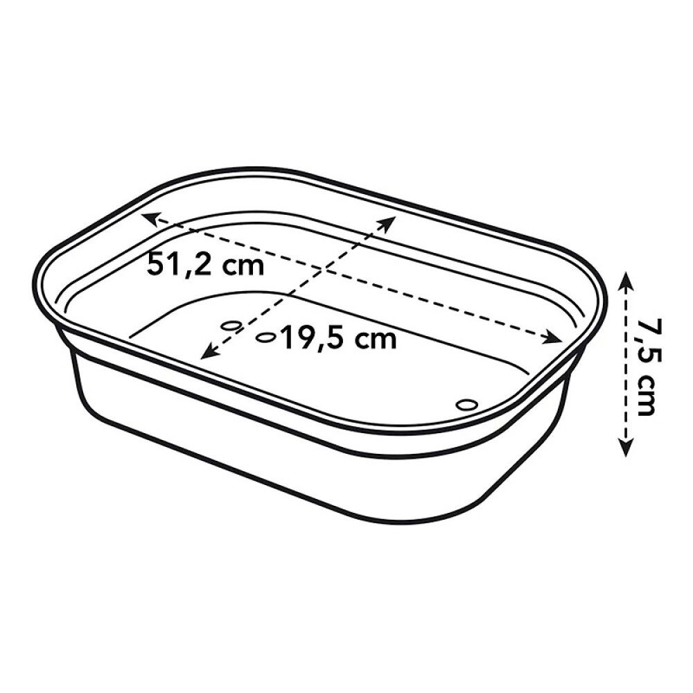 DYRKEKASSE ELHO GRENN BASICS 51X20CM GRØNN
