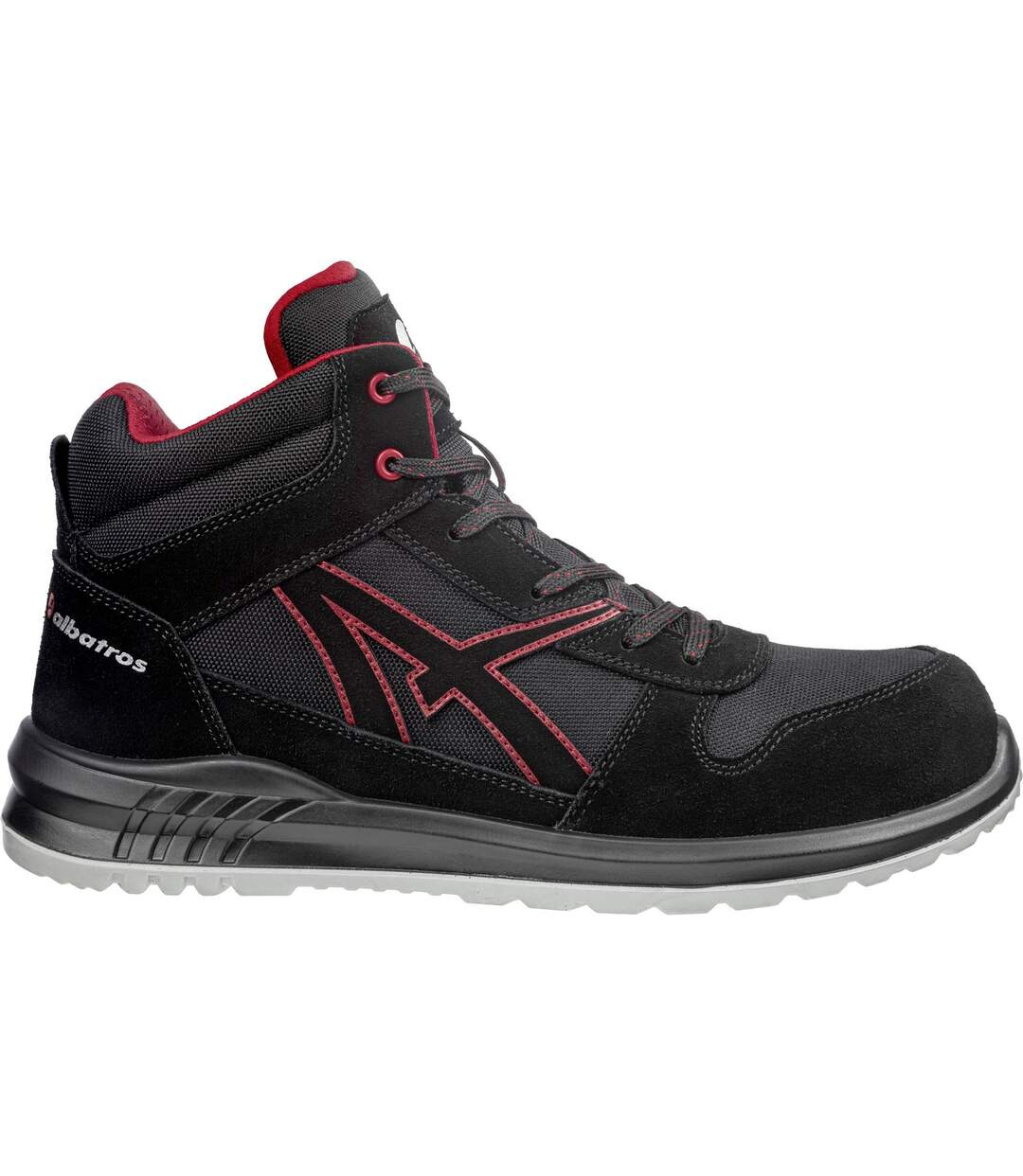 Albatros - Bottines de sécurité CLIFTON - Homme (Noir / Rouge) - UTFS9735