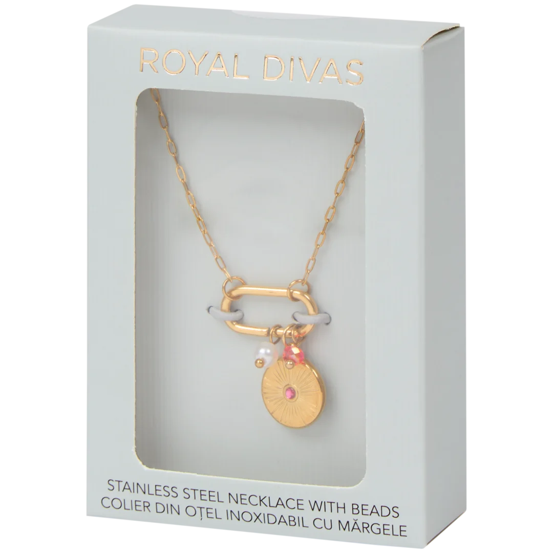 Royal Divas ketting met bedel 10 x 7 x 2,6 cm | diverse varianten