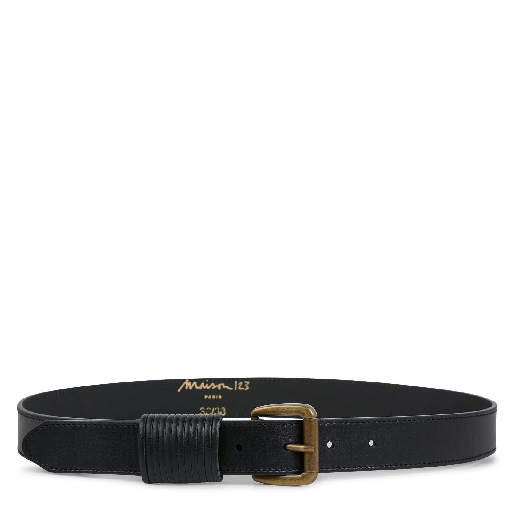JAMES - Ceinture en cuir | Noir