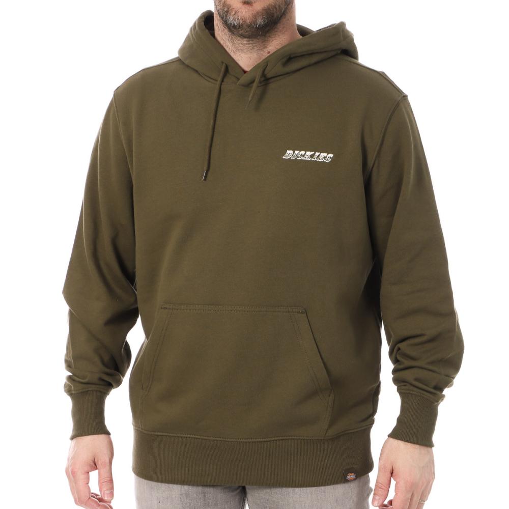 Dickies Sweat à Capuche Kaki Homme Dickies Sandy
