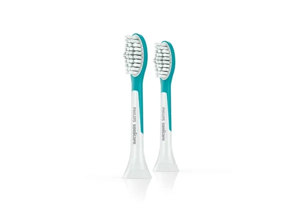 Philips Sonicare For Kids HX6042 - Ekstra tandbørstehoved - til tandbørste - akvamarin (pakke med 2)
