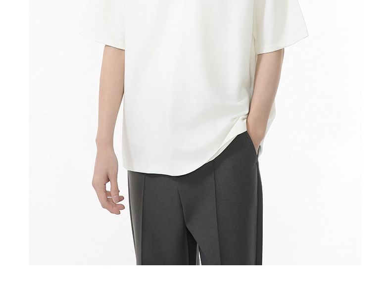FAERIS - T-shirt met korte mouwen en korte ritssluiting