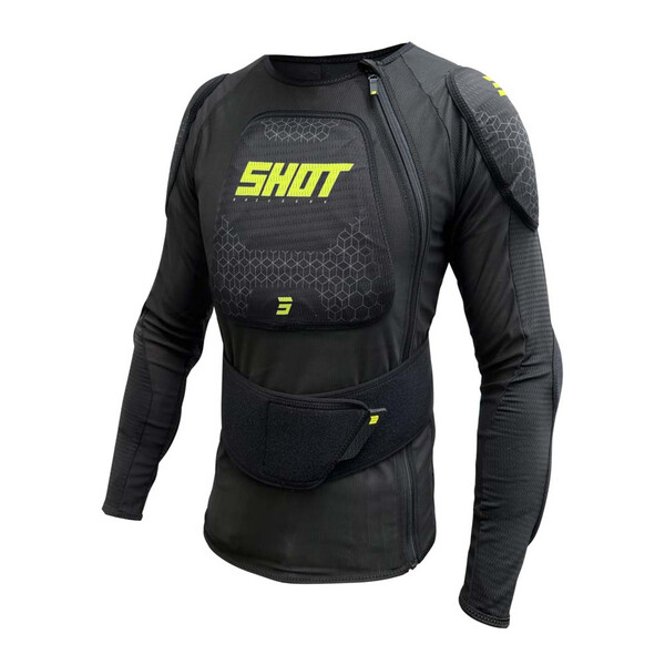 Shot - Gilet de protection enfant Airlight Kid Noir / Jaune fluo