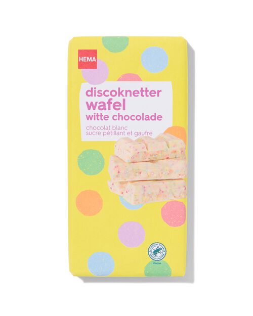 tablette de chocolat perles de sucre pétillant gaufre 180g