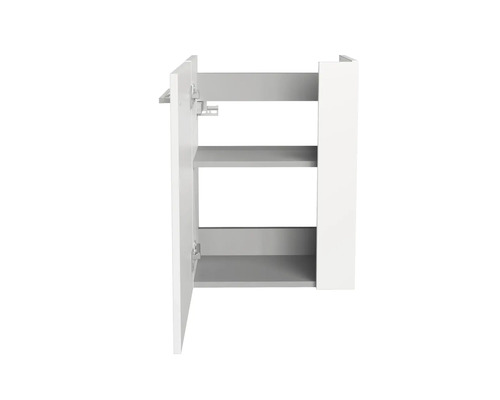Meubel FACKELMANN Kleine Badkamercollectie BxHxD 44 x 60 cm x 24,3 cm Frontkleur wit hoogglans 86015