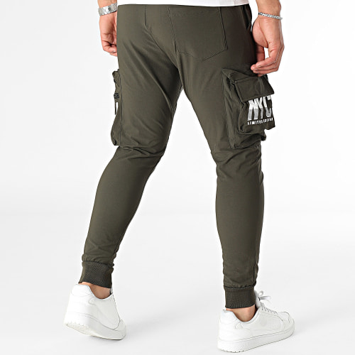 Pantalon Cargo Vert Kaki Foncé