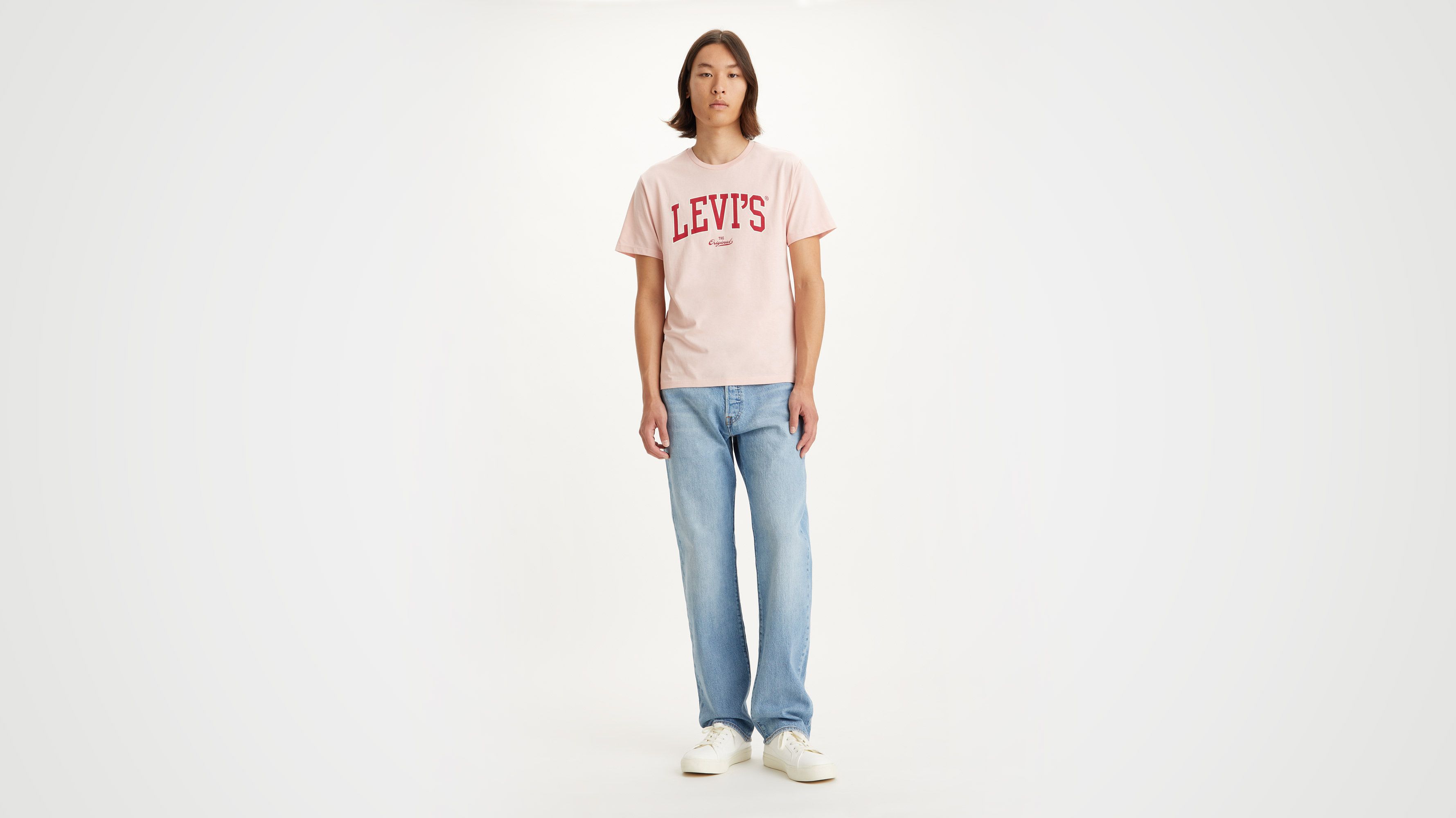 Jean 501® Levi's® Original - Light Indigo Worn In - Bleu