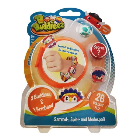 BBuddieez 3 Buddieez und ein Armband, cooler Sammelspaß für Kids