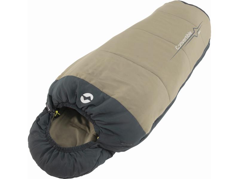 Outwell Kinderschlafsack Convertible Junior «R» Olive Mumienschlafsack frei von PFC