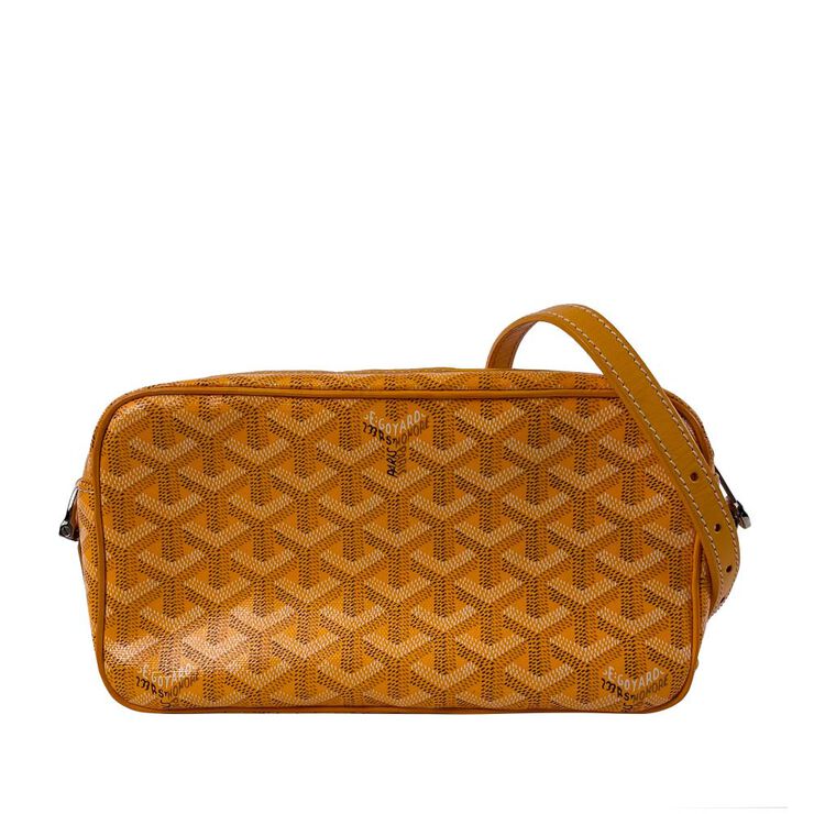 Goyard Vintage Goyard Crossbody Bag Yellow