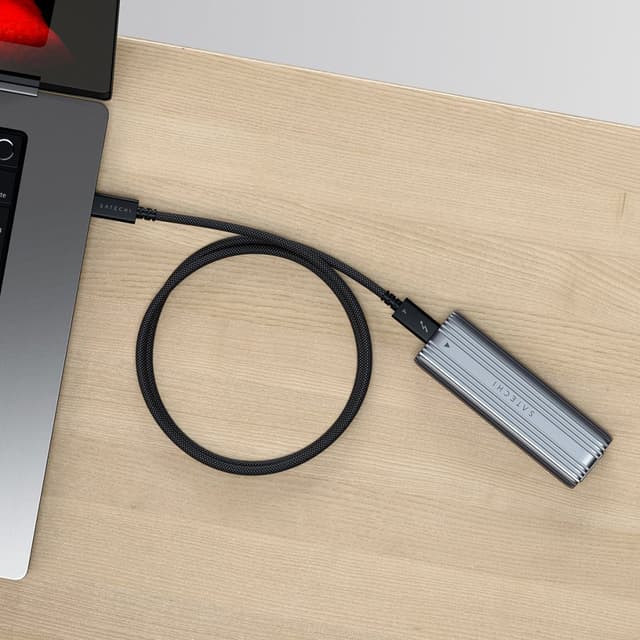 Satechi Thunderbolt 4 Pro kabel 1 meter (sort)