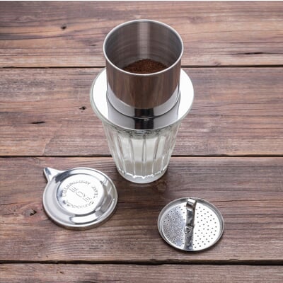 Vietnamesischer Kaffeefilter Edelstahl