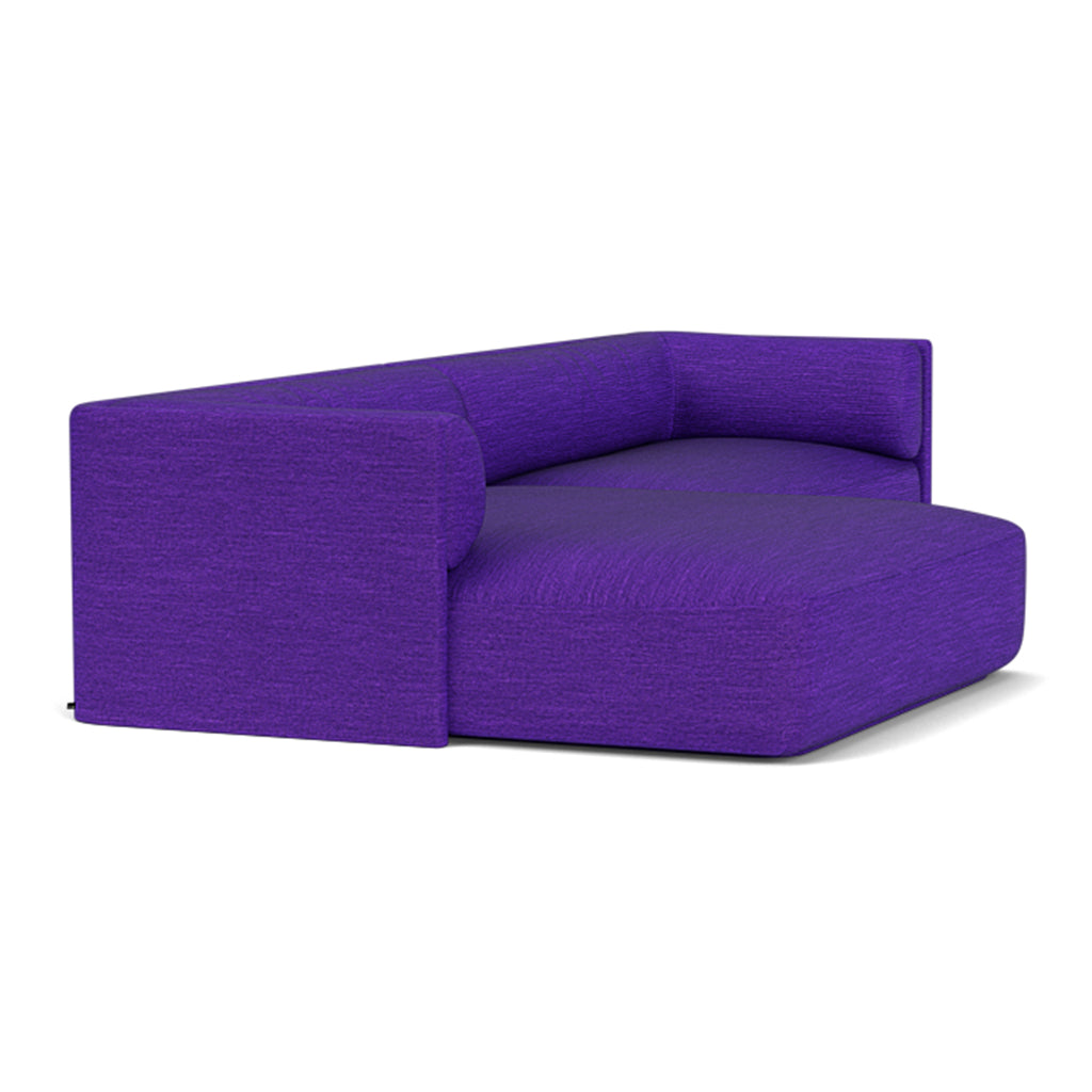 FÃST Bolster Hoekbank met Chaise Longue - Steelcut Quartet / Purple