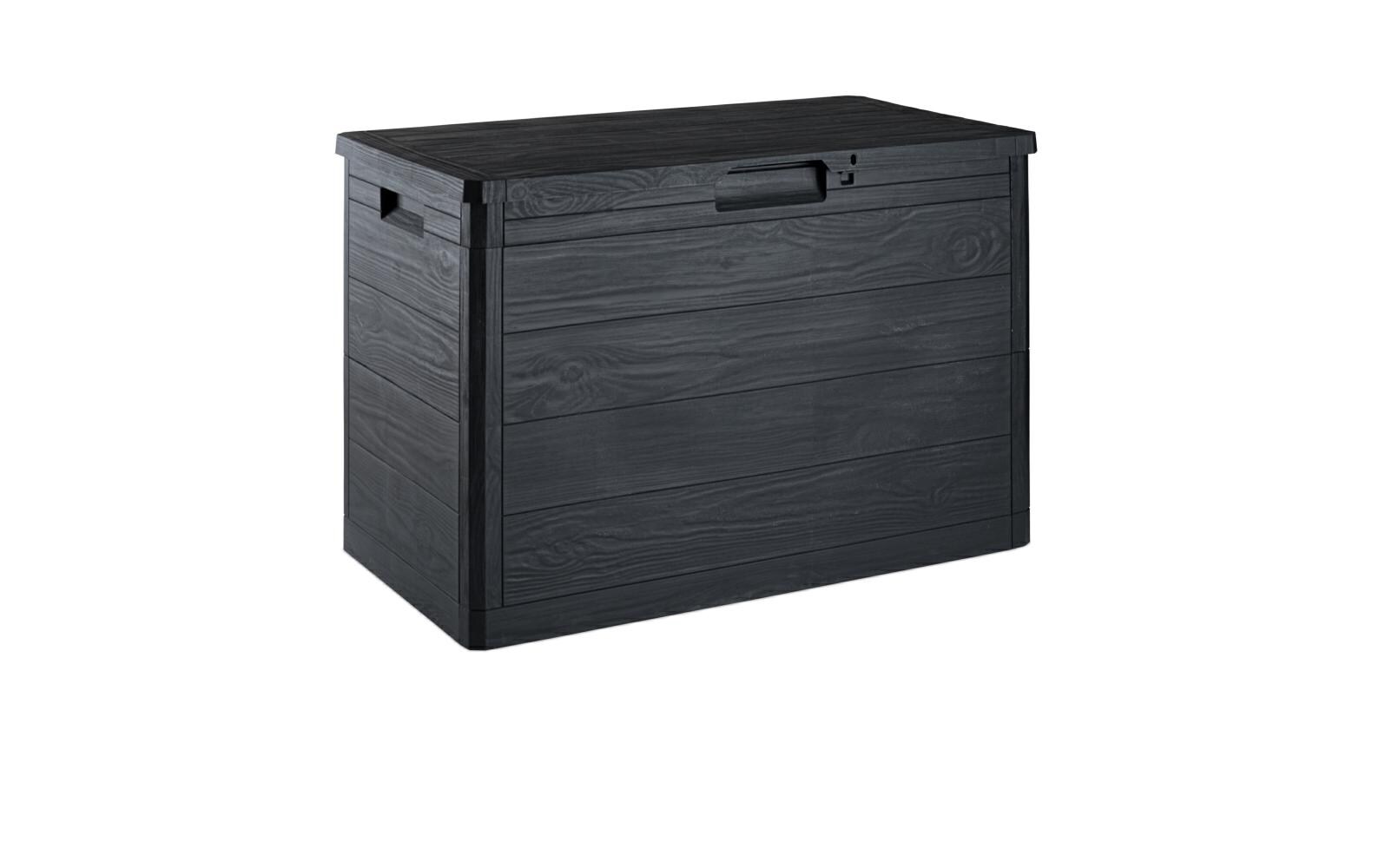 Gartenbox Woody`s 160 l DunkelanthrazitMultifunktionale Kissenbox