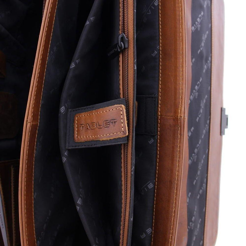 Plevier Morse Laptoptas 15.6 inch Bruin