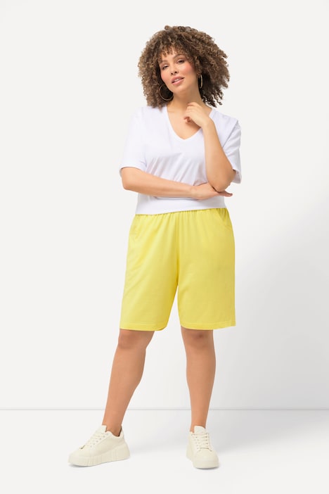 Jerseyshorts, Taschen, Elastikbund