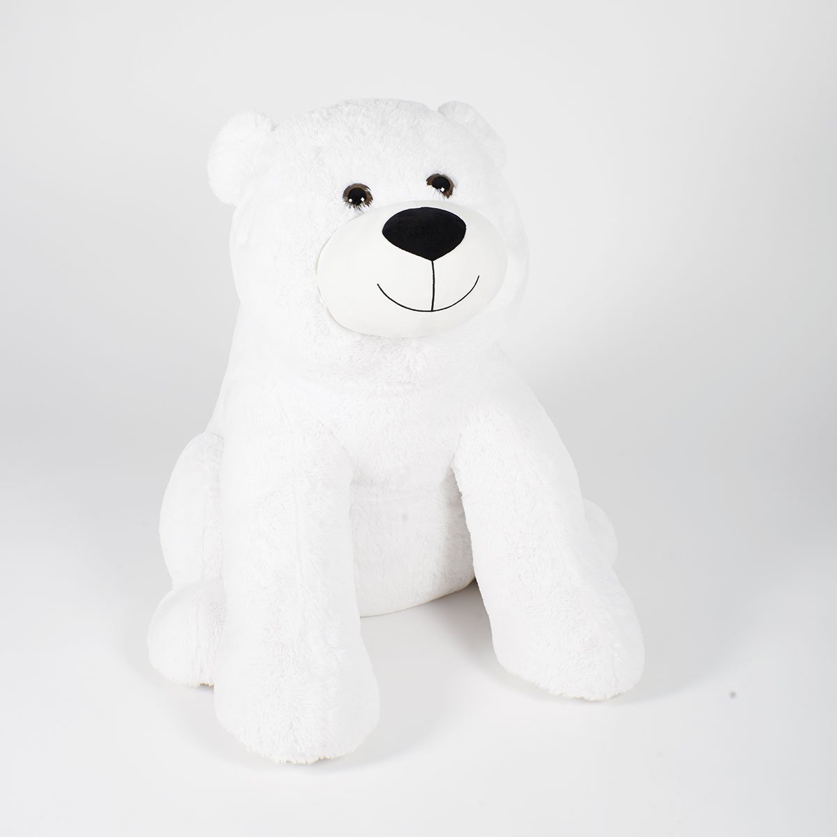Peluche Ours Polaire Assis