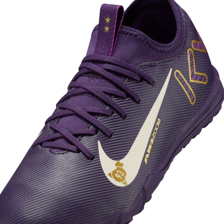 Nike Air Zoom Mercurial Vapor 16 Academy TF Mbappé Personal Edition - Violet/Blanc Enfant