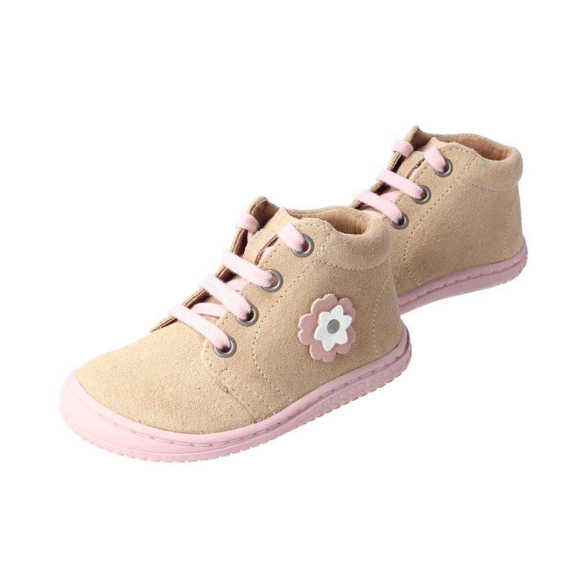 3011-03 ecru GECK velours leather laces Weite/M