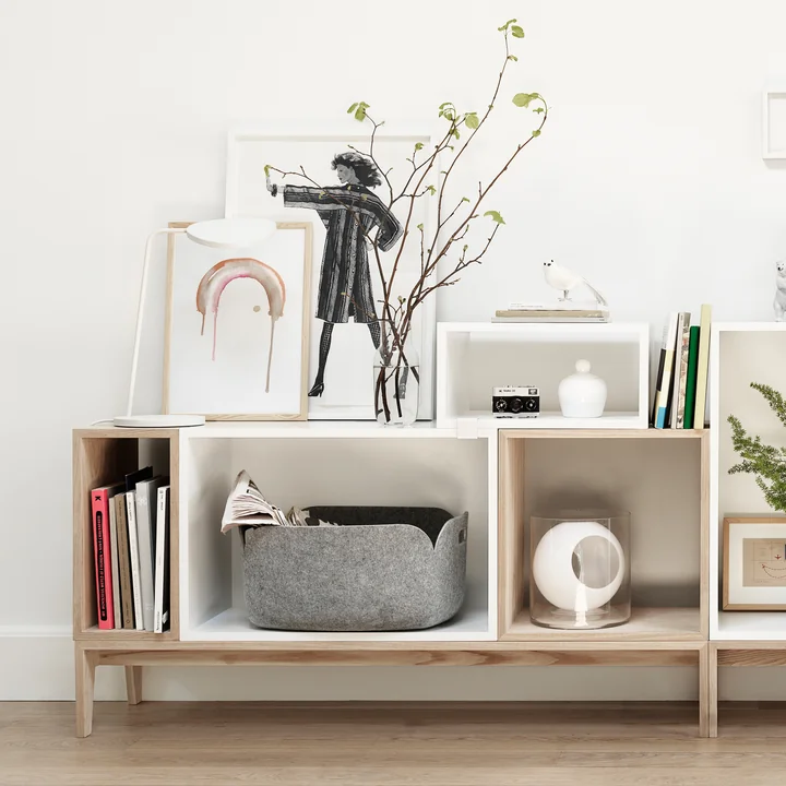 Muuto - Restore Aufbewahrungskorb 48 x 35 cm, braun-grün