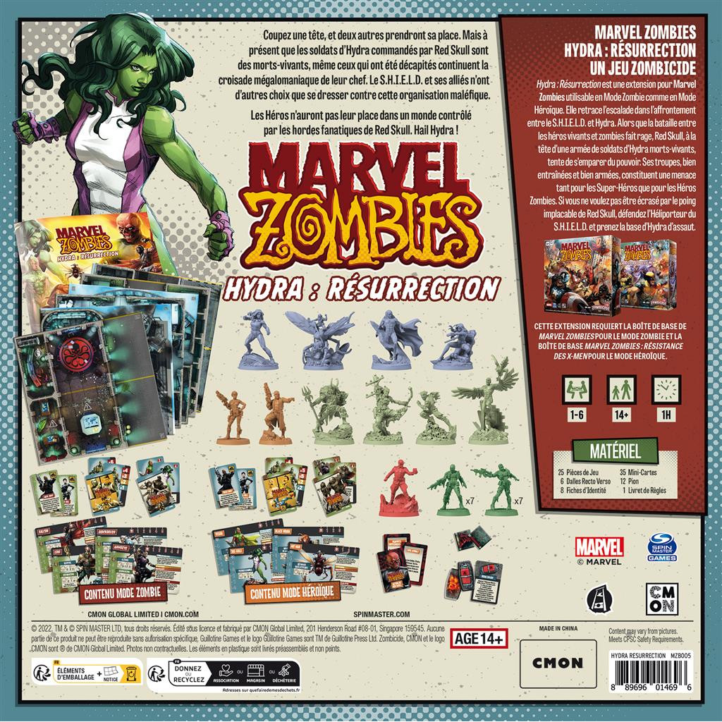 Marvel Zombies - Un Jeu Zombicide : Hydra : Résurrection
